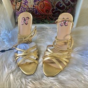 BRAND NEW: Zendaya X Tommy Hilfiger Gold Heel